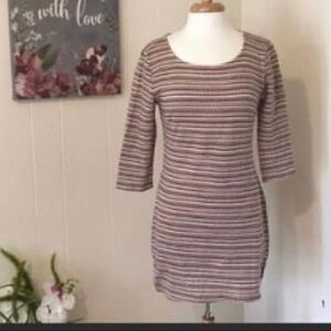 Multicolor Striped Dress
